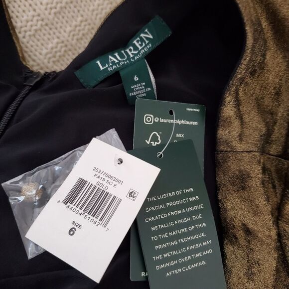 RALPH LAUREN Womens V- Neck Wrap Dress  - Picture 14 of 15